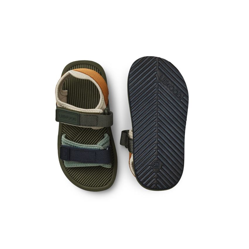 LIEWOOD - Monty Sandale extraleicht Hunter Green Mix