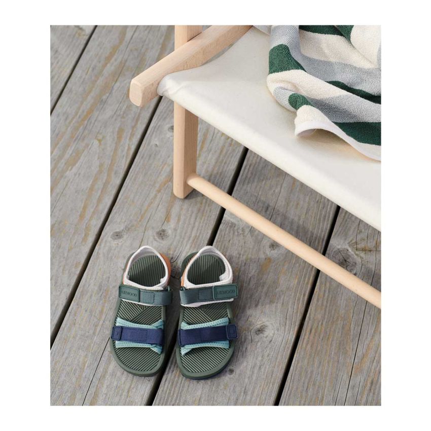 LIEWOOD - Monty Sandale extraleicht Hunter Green Mix