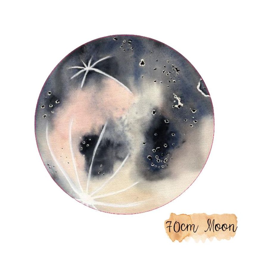 Little Rae Prints - Wandsticker Mond