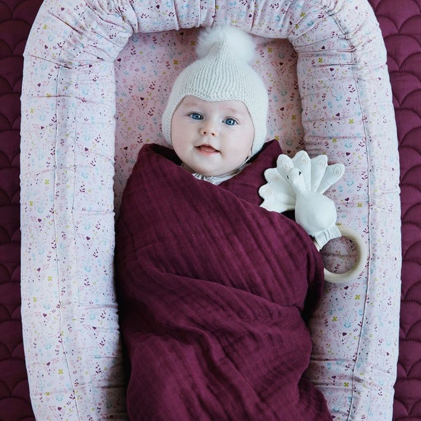 Cam Cam Copenhagen Muslin bordeaux 70x70