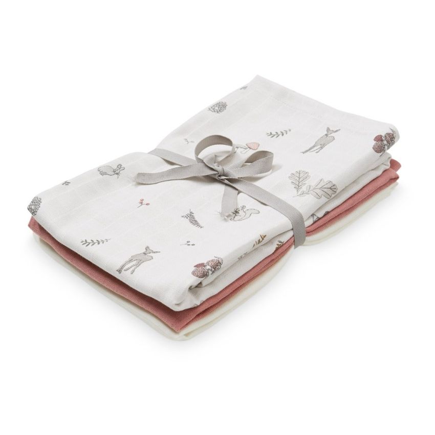 Cam Cam Copenhagen Muslin 3er Set Fawn, Berry, Creme