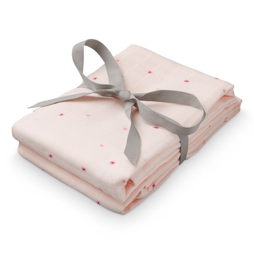 Cam Cam Copenhagen Muslin 2er Set Etoile Rose