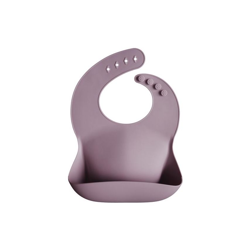 Mushie - Silikon- Lätzchen Pale Mauve