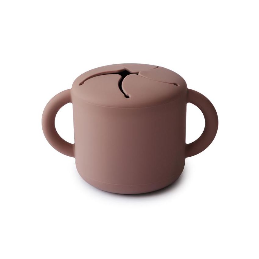 Mushie - Snackbecher Cloudy Mauve