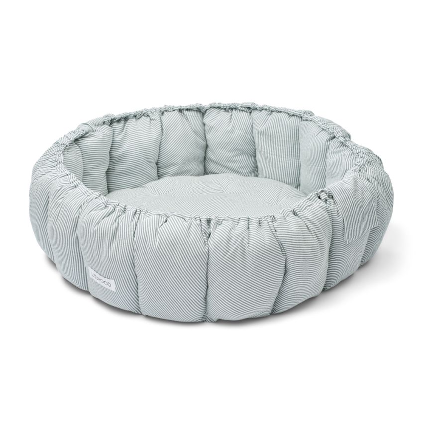 LIEWOOD - Ola 2 in 1 Babynest Playmat Streifen Blau Weiss