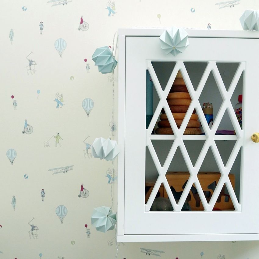 Cam Cam Copenhagen Origami LED Lichterkette Mix Blue