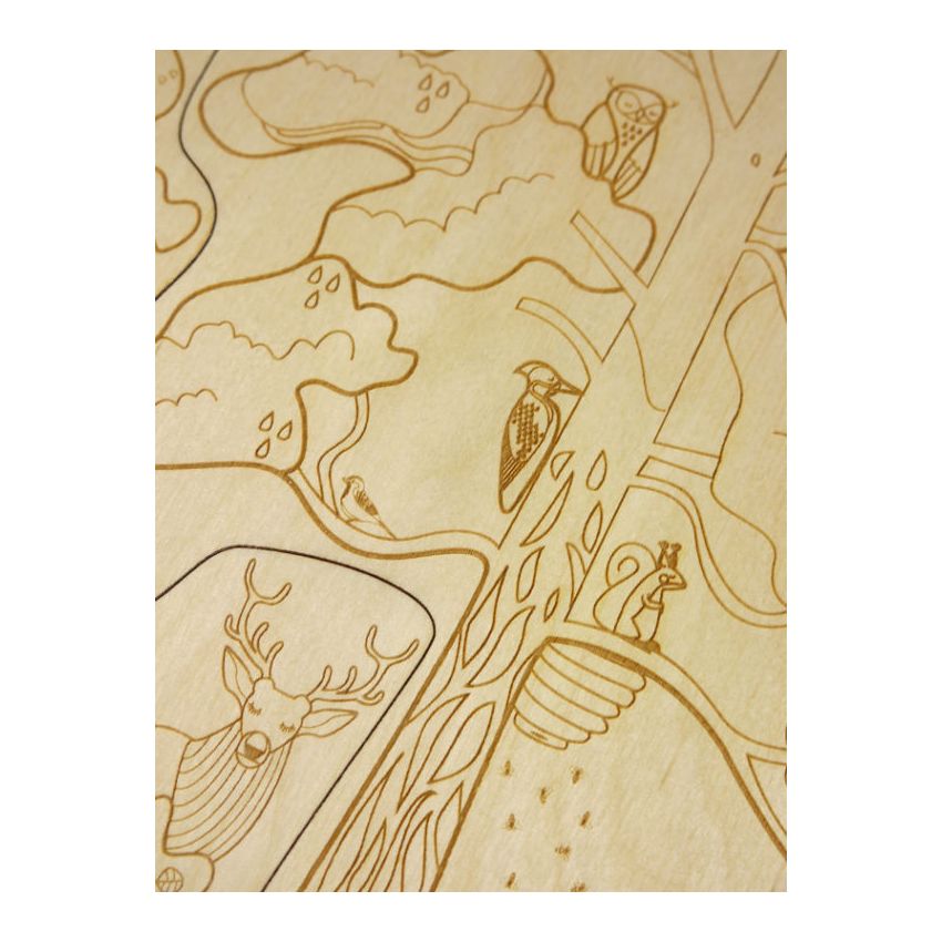 Stuka Puka - Holz Puzzle Storchenwelt (deutsch)