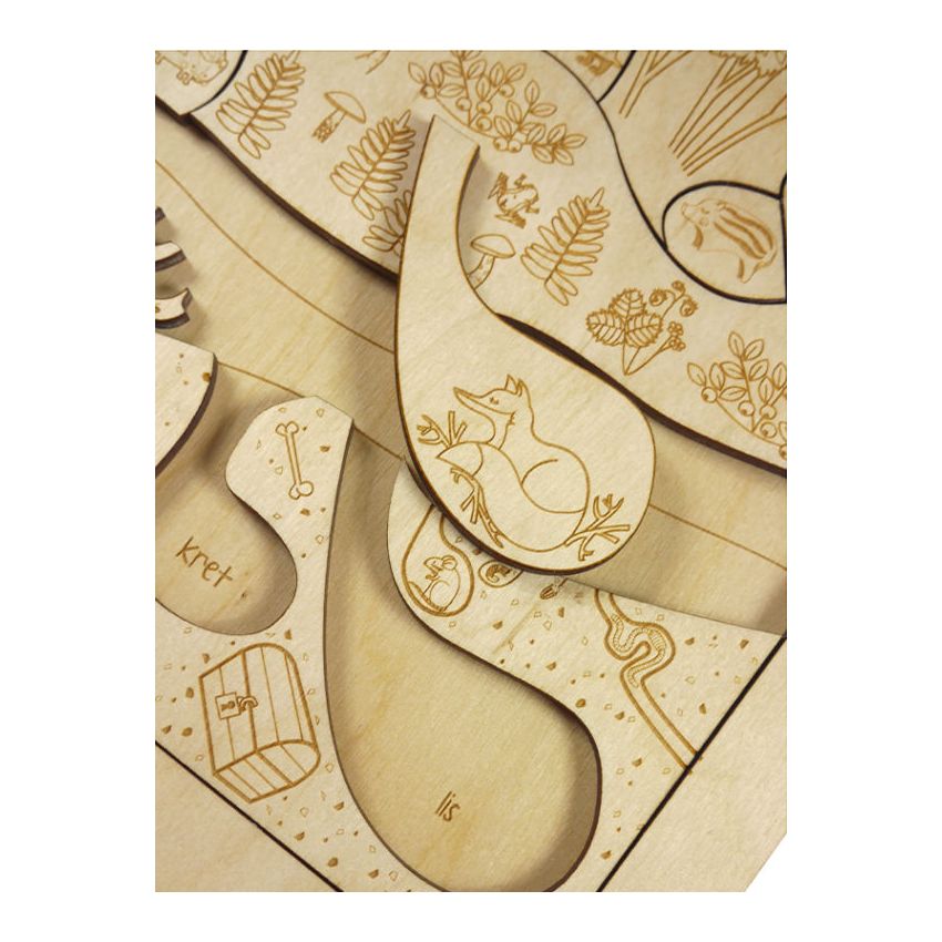 Stuka Puka - Holz Puzzle Storchenwelt (deutsch)