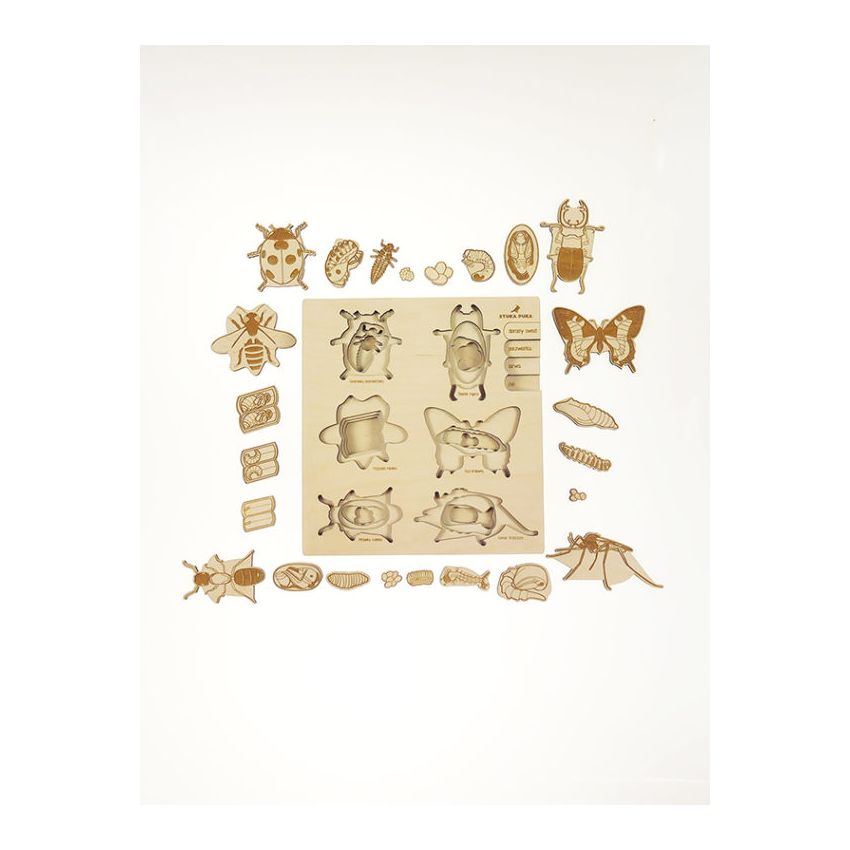 Stuka Puka - Holz Puzzle Hirschkäfer & Freunde (deutsch)