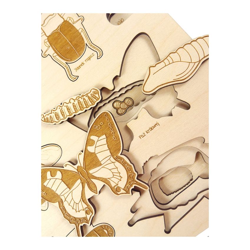 Stuka Puka - Holz Puzzle Hirschkäfer & Freunde (deutsch)