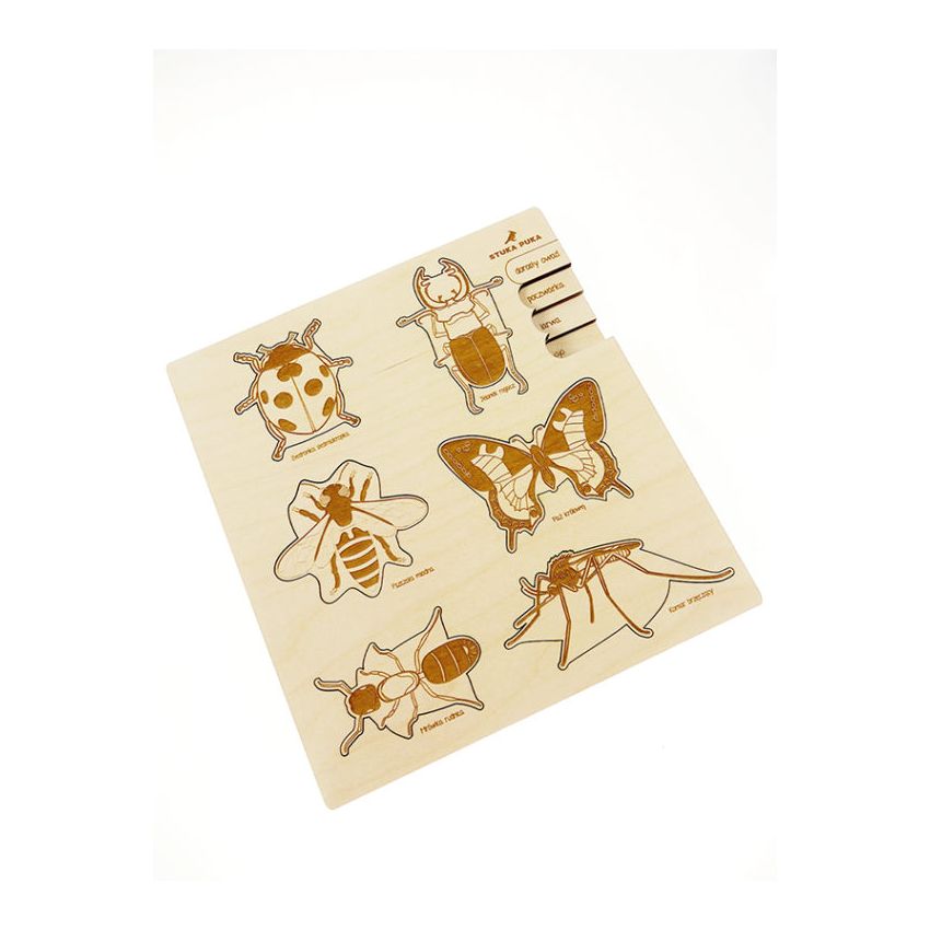 Stuka Puka - Holz Puzzle Hirschkäfer & Freunde (deutsch)