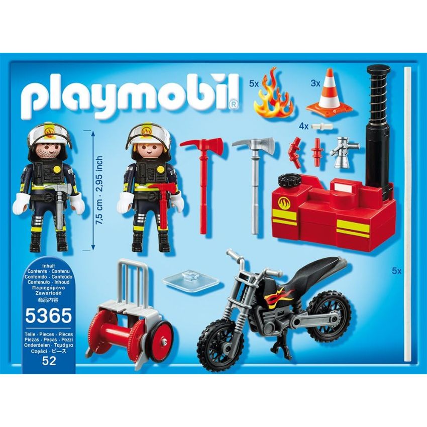PLAYMOBIL® 5365 - Feuerwehrmänner mit Löschpumpe