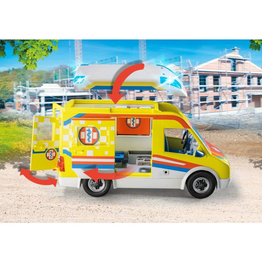 PLAYMOBIL® 71202 - Rettungswagen mit Licht und Sound