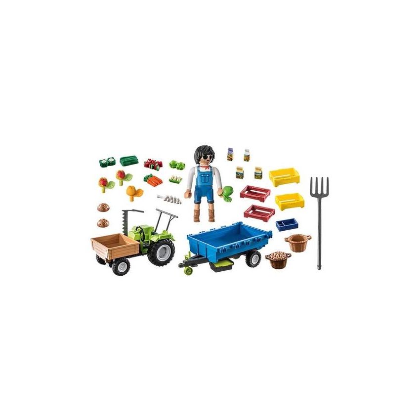 PLAYMOBIL® 71249 - Traktor mit Hänger