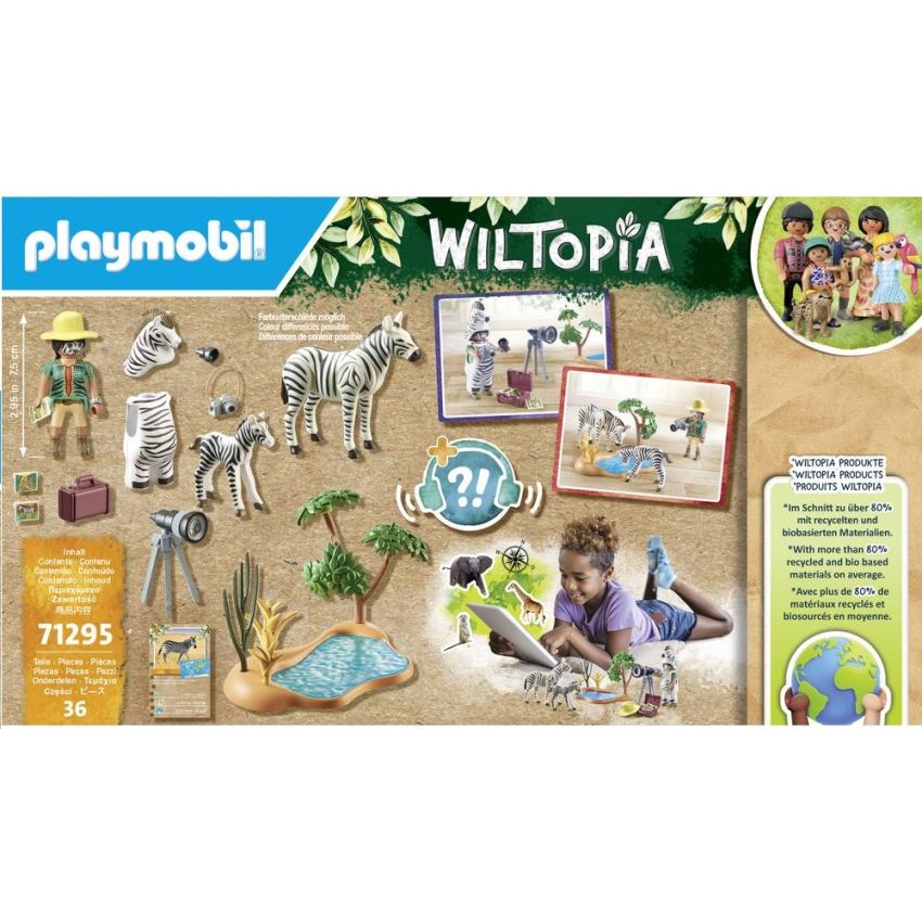 PLAYMOBIL® 71295 - Wiltopia - Unterwegs mit der Tierfotografin