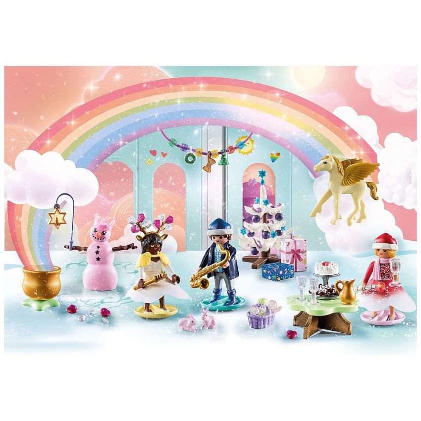 PLAYMOBIL® 71348 - Adventskalender  Weihnachtsfest unter dem Regenbogen