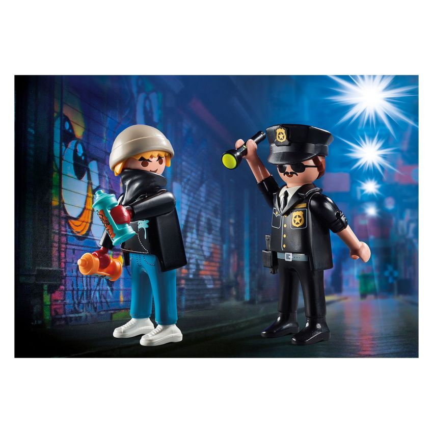 PLAYMOBIL® 70822 - DuoPack Polizist und Sprayer