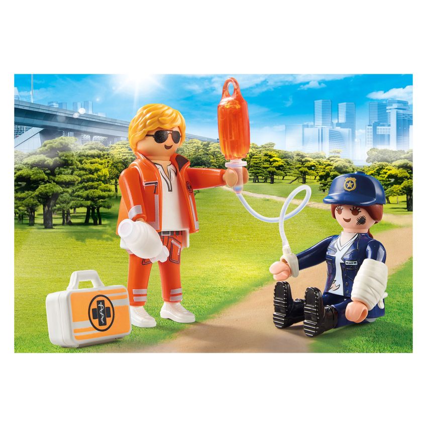 PLAYMOBIL® 70823 - DuoPacks Notarzt und Polizistin