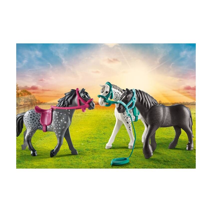 PLAYMOBIL® 70999 - 3 Pferde: Friese, Knabstrupper & Andalusier