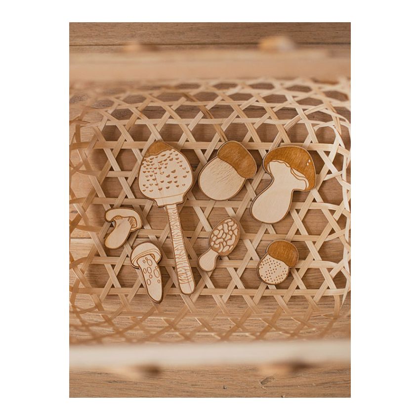 Stuka Puka - Holz Puzzle Pilze (deutsch)