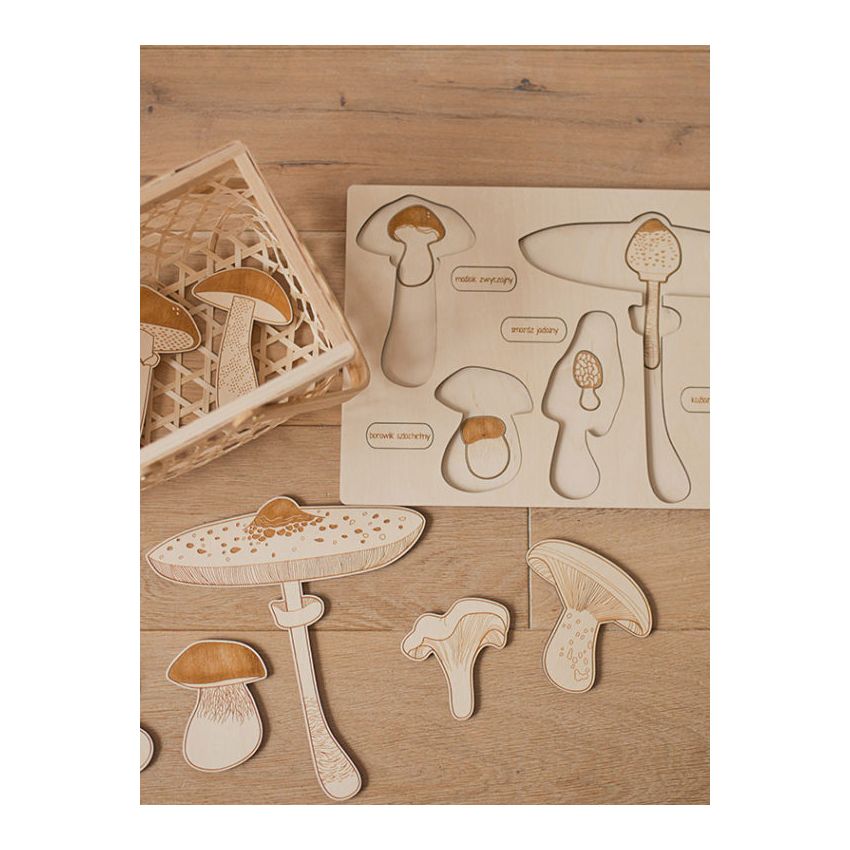 Stuka Puka - Holz Puzzle Pilze (deutsch)