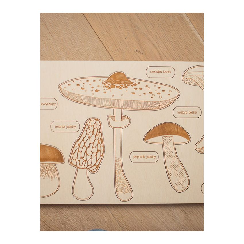 Stuka Puka - Holz Puzzle Pilze (deutsch)