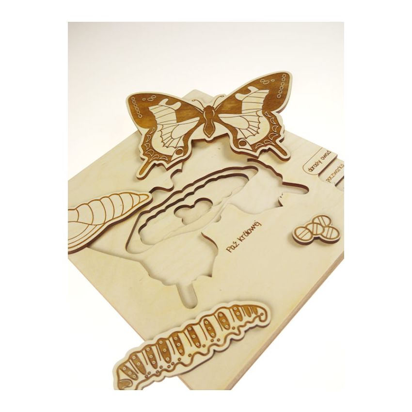 Stuka Puka - Holz Puzzle Schmetterling (deutsch)