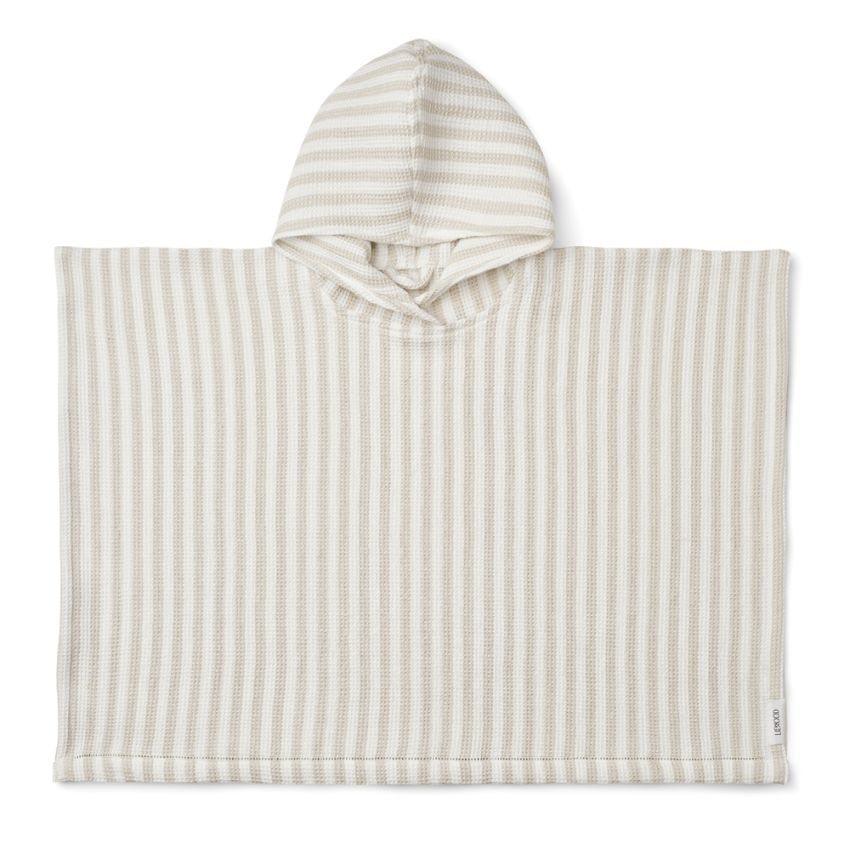 LIEWOOD - Paco Poncho Waffelstoff Crisp White