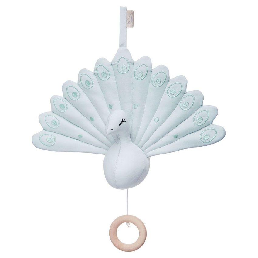 Cam Cam Copenhagen Musik Mobile Pfau blue Mist
