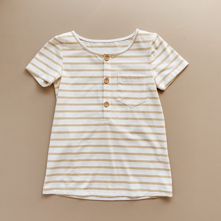 Two Darlings - Golden Stripe Shirt