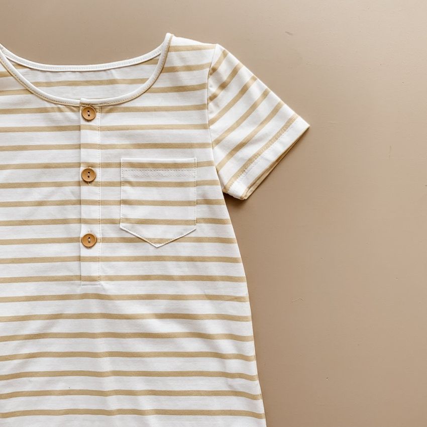 Two Darlings - Golden Stripe Shirt