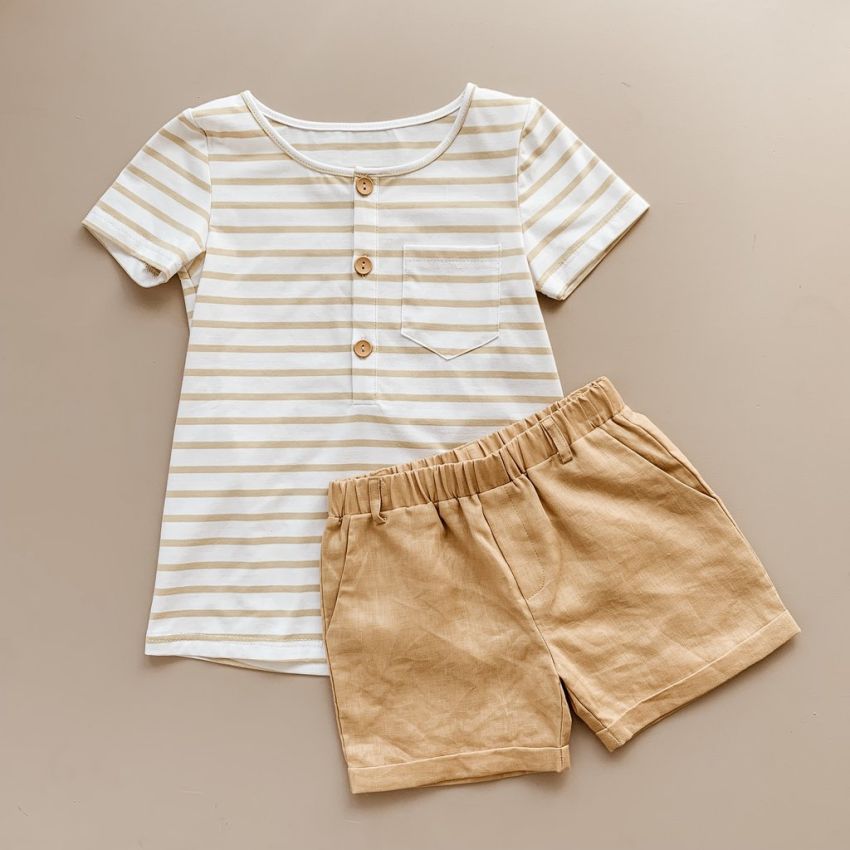 Two Darlings - Golden Stripe Shirt