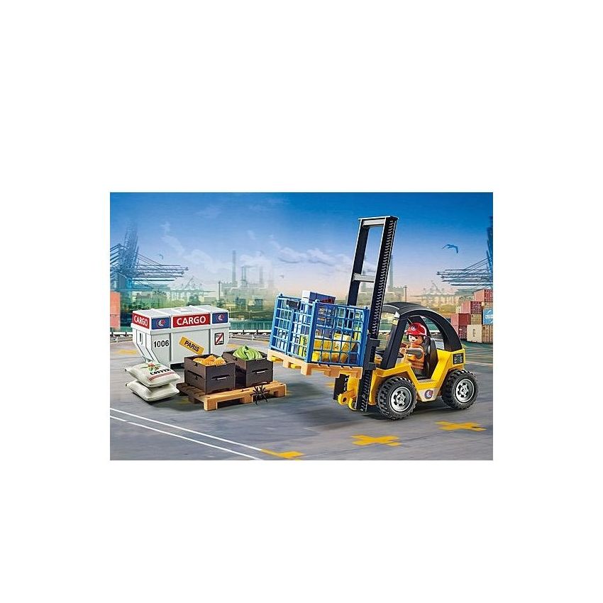 PLAYMOBIL® 71528 - Gabelstapler mit Fracht