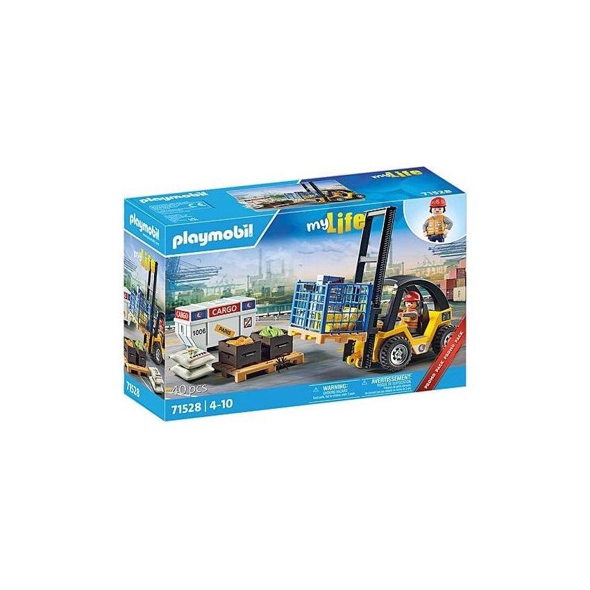 PLAYMOBIL® 71528 - Gabelstapler mit Fracht