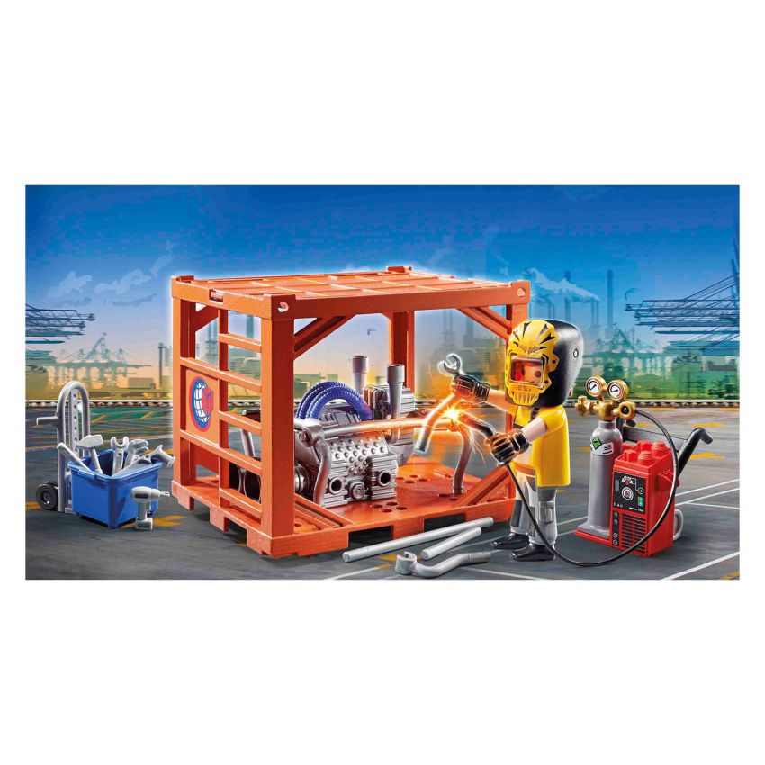 PLAYMOBIL® 70774 - Containerfertigung