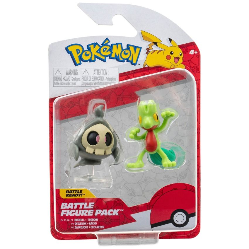 Pokémon Battle Figur Zwirrlicht & Geckarbor