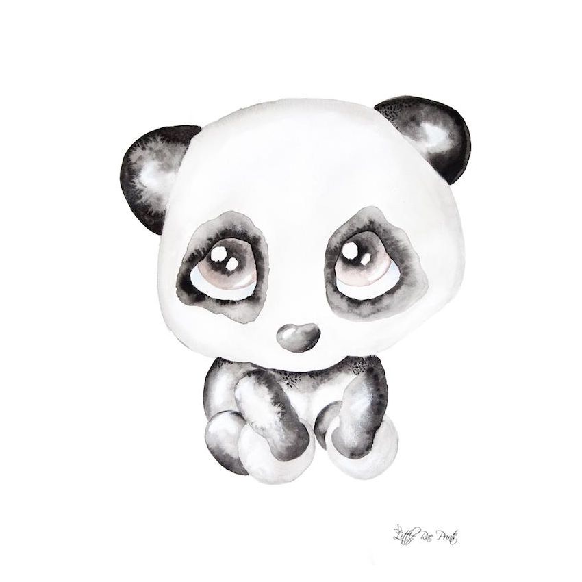 Little Rae Prints - Poster Poppy the Panda