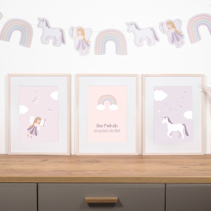 mintkind - Posterset Feenwelt