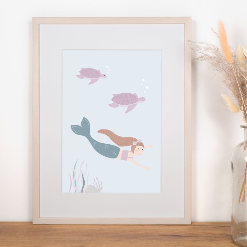 mintkind - Posterset Meerjungfrau