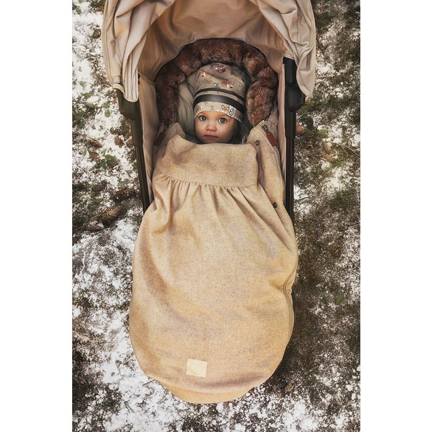 Elodie - Fusssack Pure Khaki (Wolle)