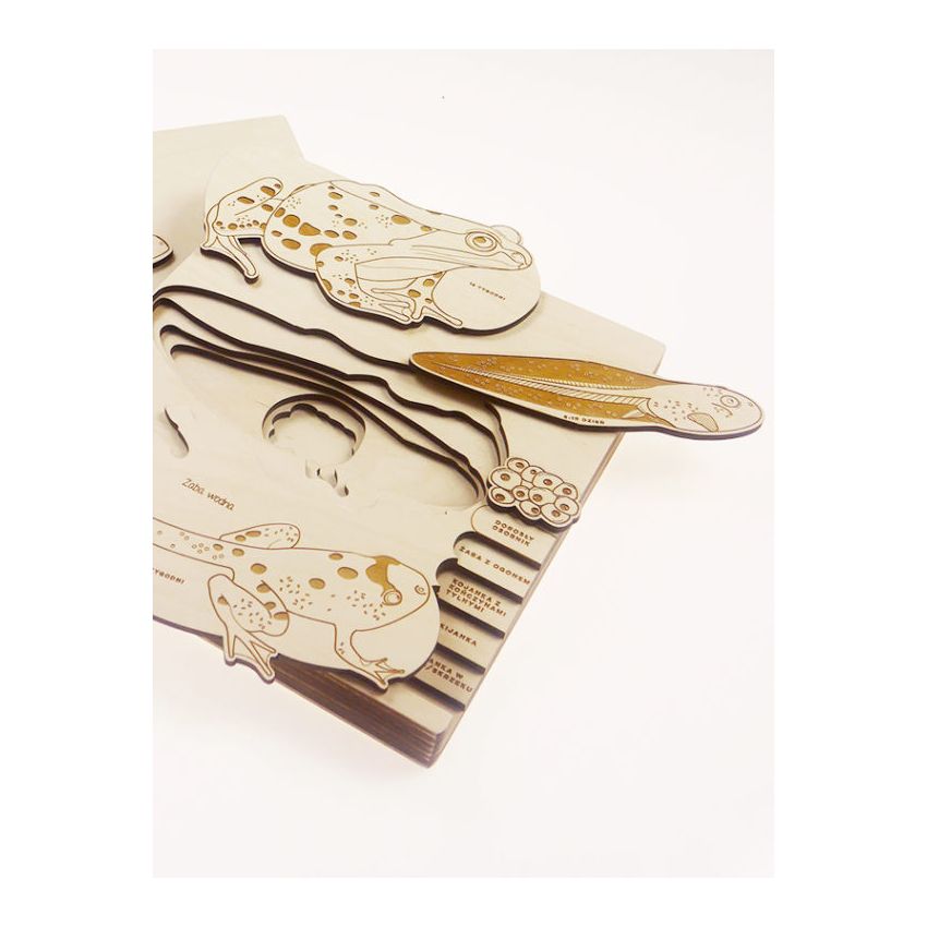 Stuka Puka - Holz Puzzle Teichfrosch (deutsch)