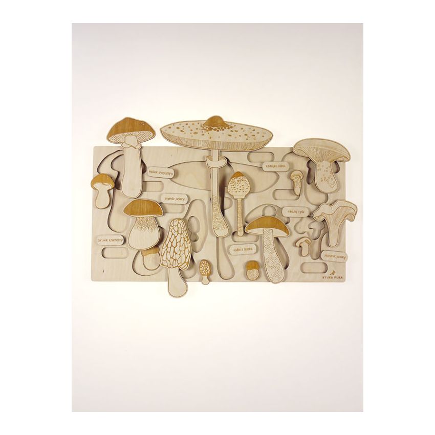 Stuka Puka - Holz Puzzle Pilze (deutsch)