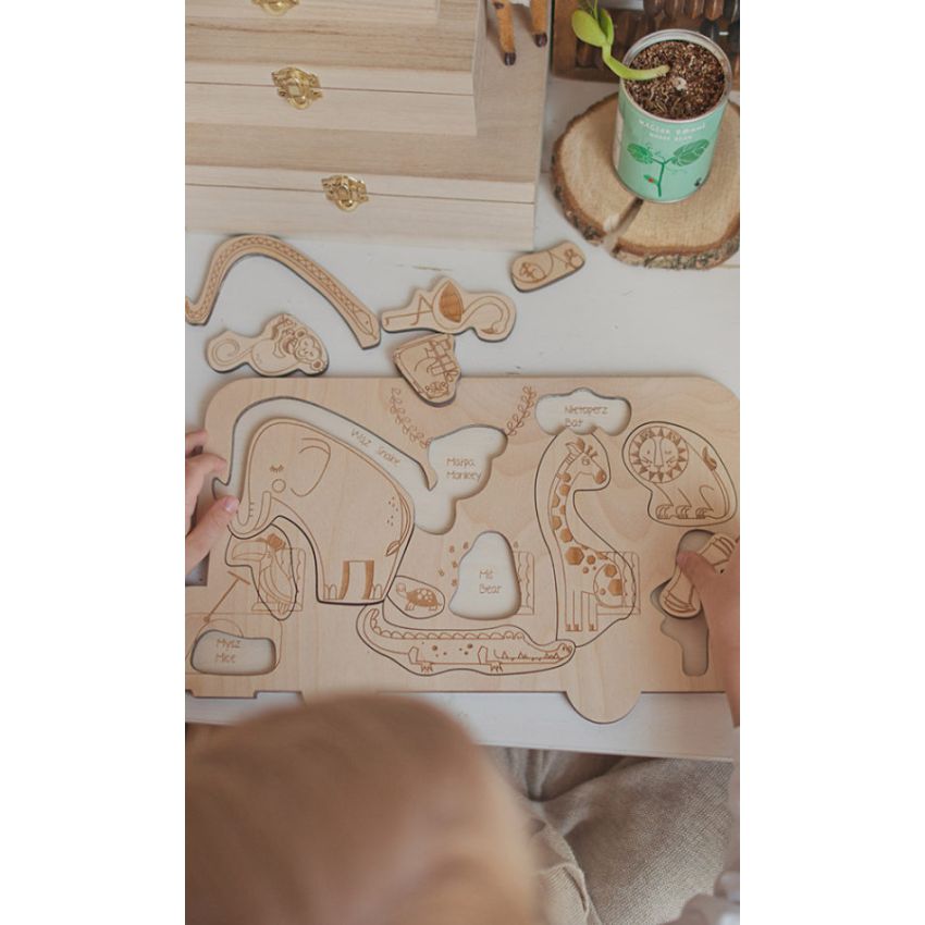 Stuka Puka - Holz Puzzle Bus (deutsch)