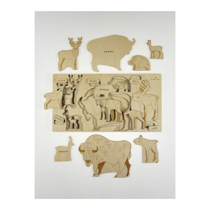 Stuka Puka - Holz Puzzle Ach Du liebes Reh (deutsch)