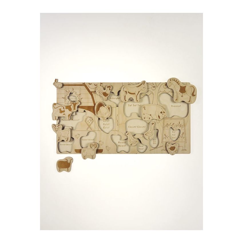 Stuka Puka - Holz Puzzle Bauernhof (deutsch)