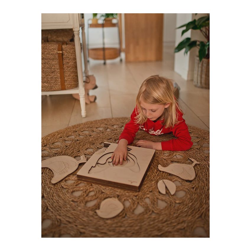 Stuka Puka - Holz Puzzle Huhn (deutsch)
