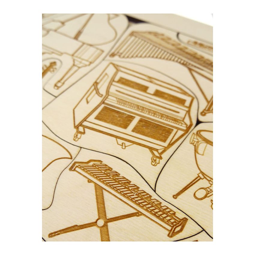 Stuka Puka - Holz Puzzle Instrumente (deutsch)