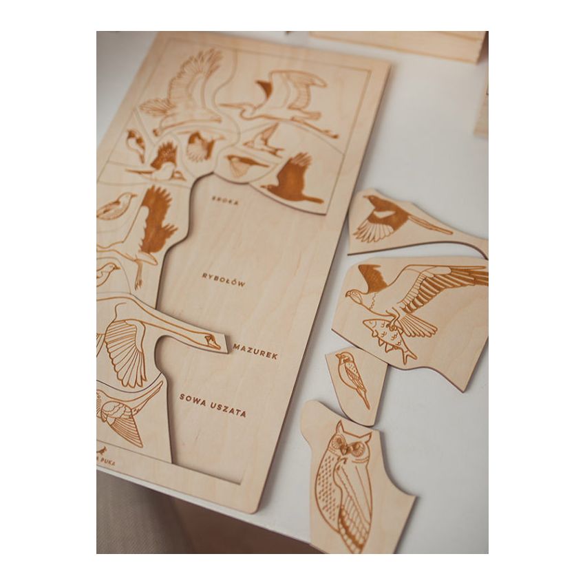 Stuka Puka - Holz Puzzle Wildgans und Freunde (deutsch)