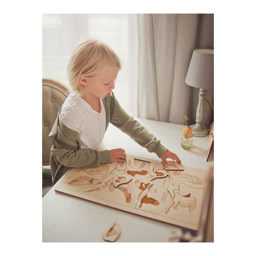 Stuka Puka - Holz Puzzle Wildgans und Freunde (deutsch)