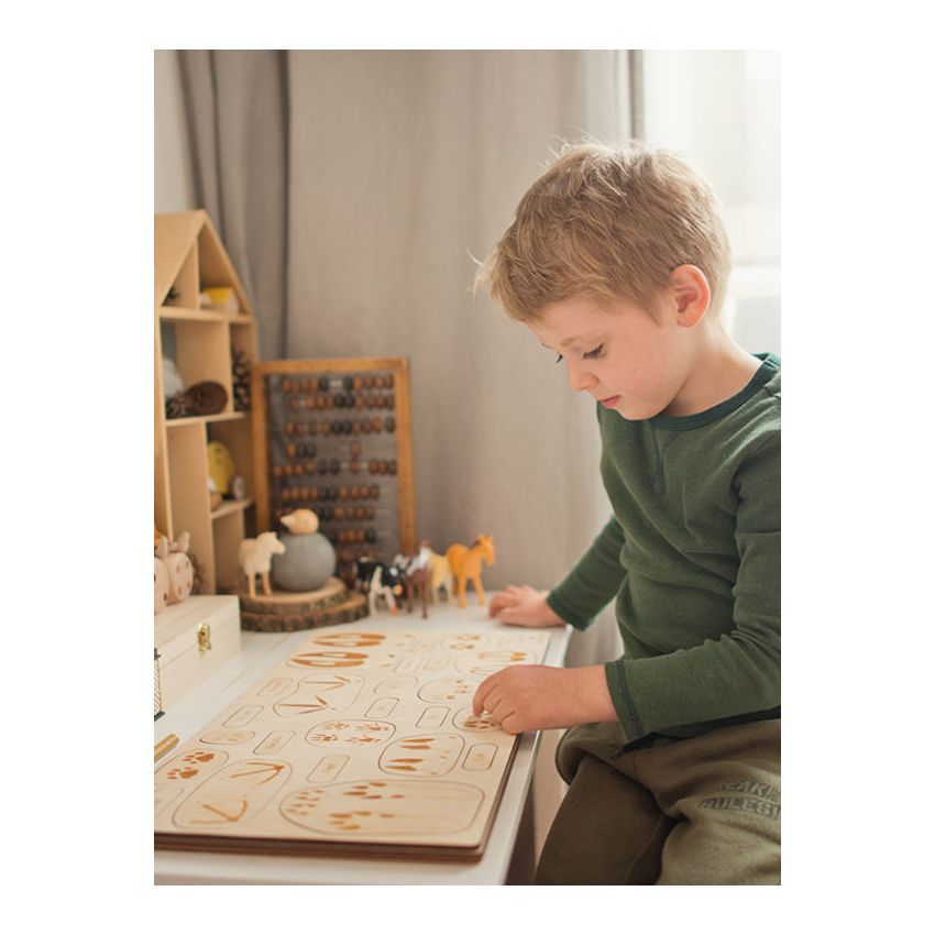 Stuka Puka - Holz PuzzleTierspuren (deutsch)